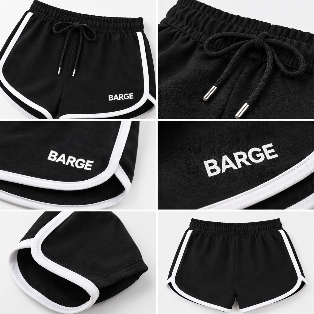 BARGE 여성 돌핀 팬츠 (블랙)